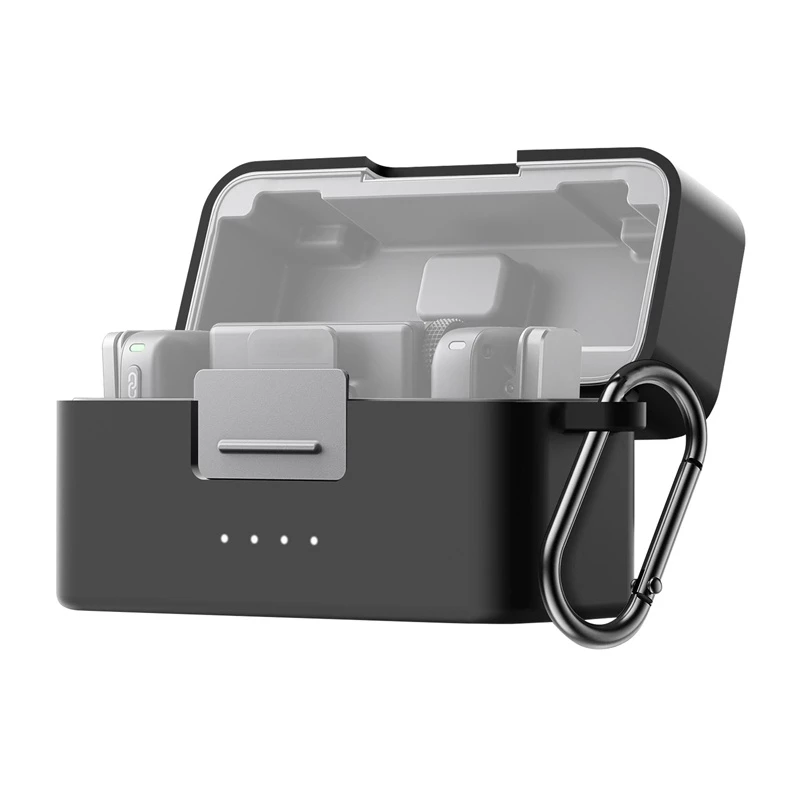 Puluz apsauginis dėklas DJI Mic Mini (juodas)