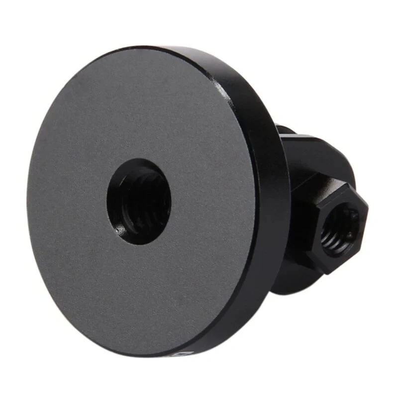 PULUZ PU145B CNC aliuminio lydinio veiksmo kameros laikiklio adapteris su 1/4 inch trikojo sriegiu, juodas
