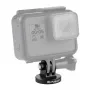 PULUZ PU145B CNC aliuminio lydinio veiksmo kameros laikiklio adapteris su 1/4 inch trikojo sriegiu, juodas