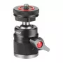 PULUZ PU3075B Aliuminio lydinio rutulinė galvutė su šalto bato laikikliu (juoda)