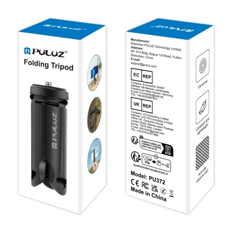 PULUZ PU372 Sulankstomas trikojis, skirtas mobiliesiems telefonams