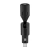 PULUZ PU425 USB-C ausinė (lavalier) mikrofonas su 1,5 m laidu, visakryptis, plug-and-play