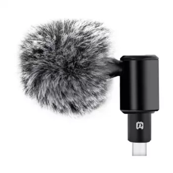 PULUZ PU425 USB-C ausinė (lavalier) mikrofonas su 1,5 m laidu, visakryptis, plug-and-play