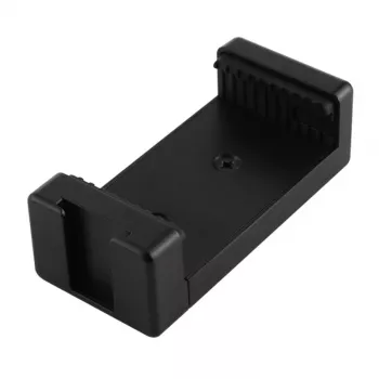 PULUZ PU448B išmaniojo telefono trikojis laikiklis, spyruoklinis spaustukas su 1/4 inch-20 sriegiu, tinka 55-85 mm telefonams, juodas ABS