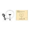 PULUZ PU656B 10 colių LED žiedinė šviesa su telefono laikikliu ir trikoju, 12W, 3000K-6500K, USB maitinimas, skirta tiesioginėms transliacijoms, TikTok, YouTube, makiažui, fotografijai