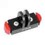 PULUZ PU712R Magnetinis laikiklis, skirtas GoPro HERO13 Black (juodas ir raudonas)