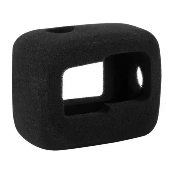 PULUZ PU714B vėjui atsparus putplasčio dėklas, skirtas GoPro HERO13 Black, HERO12, HERO11, HERO10, HERO9 – didelio tankio akustinė putos, vėjo triukšmo mažinimas, apsauga nuo įbrėžimų, tikslūs išpjovimai, itin lengvas, juodas