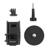 PULUZ PU724B magnetinis apsauginis dėklas, skirtas DJI Osmo Pocket 3 - juodas silikoninis dangtelis su objektyvo apsauga