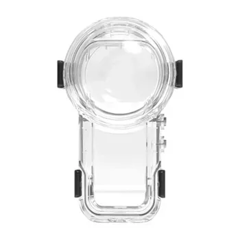 PULUZ PU760T vandeniui atsparus dėklas (60 m) su greito atleidimo laikikliu, skirtas Insta360 X5 (permatomas)