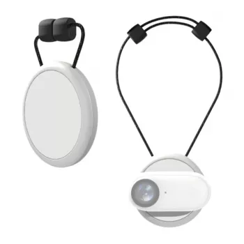Puluz PU889W Magnetinis laikiklis, skirtas Insta360 GO 3 / GO 3S (baltas) - Saugus veiksmo kameros laikiklis
