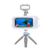 PULUZ PU9010W vandeniui atsparus dėklas, skirtas iPhone – 45 m povandeninis korpusas, baltas