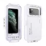PULUZ PU9010W vandeniui atsparus dėklas, skirtas iPhone – 45 m povandeninis korpusas, baltas