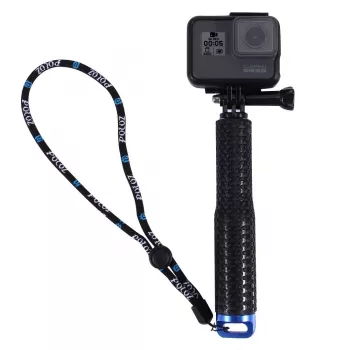 PULUZ Selfie Stick sportinėms kameroms (DJI, GoPro, Insta360) – juoda