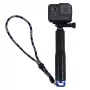 PULUZ Selfie Stick sportinėms kameroms (DJI, GoPro, Insta360) – juoda