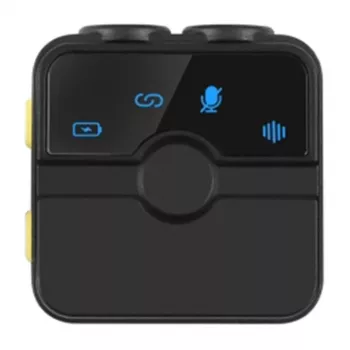 PULUZ SmartLink WS300 2.4GHz dviguba belaidė lavalier mikrofonų sistema su triukšmo mažinimu, 100m nuotolis, USB-C įkrovimas