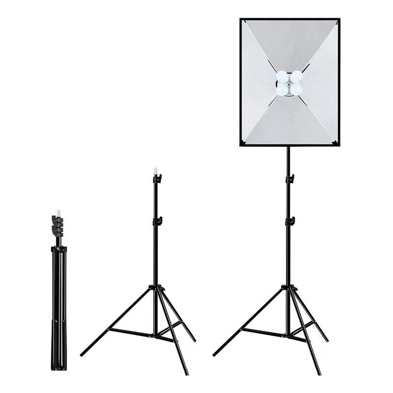 PULUZ Studio Set Softbox 50x70cm, Tripod, LED Bulb 4 vnt. PU5071EU