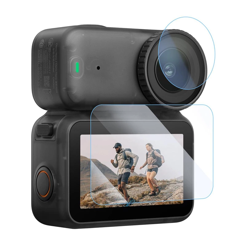PULUZ Grūdintas apsauginis stiklas ir objektyvo plėvelė, skirta DJI Osmo Pocket 3