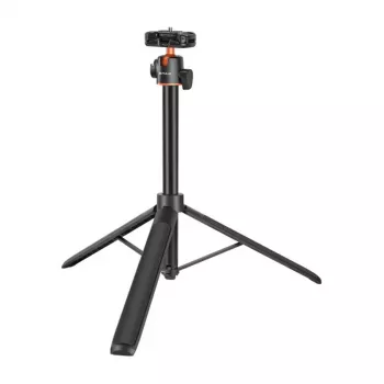 PULUZ Tripod for Phone with Selfie Stick 1.4m – PU730B, Bluetooth Remote Control, 360° Rotation, Juodas