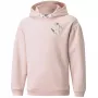 PUMA Alpha Hoodie FL megztinis šviesiai rožinis vaikams 116 cm