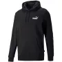 PUMA ESS+ Tape Hoodie FL vyriškas fliso megztinis juodas