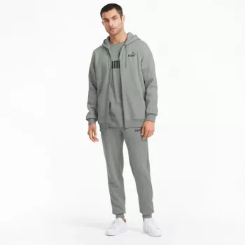 PUMA ESSENTIALS Moteriškas vidutinio pilkumo vilnos gobtuvas S
