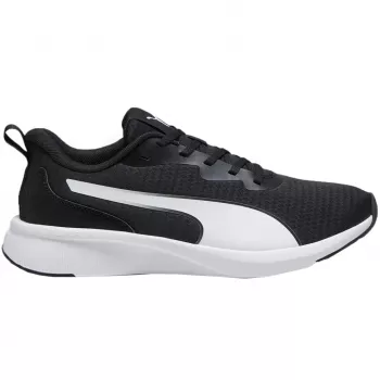 PUMA Flyer Lite vyriški bėgimo bateliai juodi ir balti 378774 01