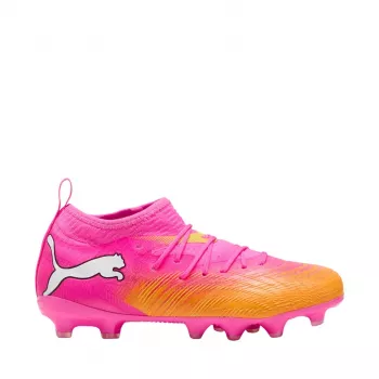 Puma Future 9 Match FG/AG vaikiški futbolo bateliai juoda balta rožinė 34 dydis