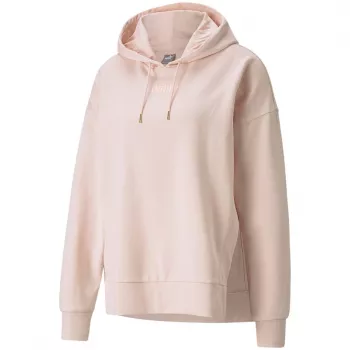PUMA HER megztinis TR šviesiai rožinis moteriškas laisvo kirpimo pullover