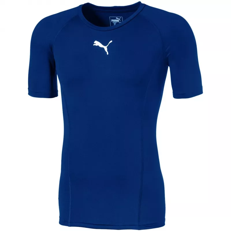 Puma LIGA Baselayer SS vyriški marškinėliai Peacoat M
