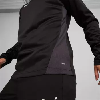 Puma vyriškas TeamGoal treniruočių 1/4 užtrauktuku viršus - Puma juoda - dydis M
