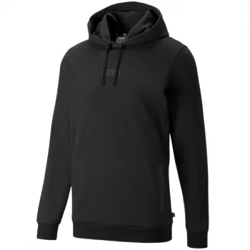 PUMA Modern Basics Hoodie TR juodas 847410 01 vyriškas reguliaraus prigludimo megztinis su perdirbtu poliesteriu