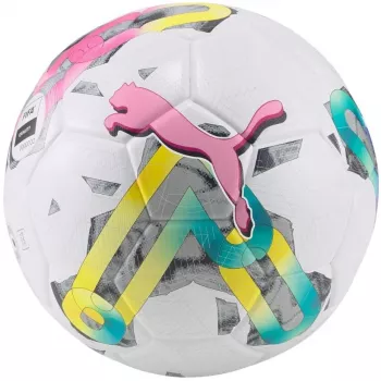 Puma Orbita 3TB FIFA Quality futbolo kamuolys baltas-žalias-rožinis 83776 01 5