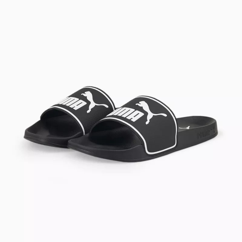 PUMA Popcat 20 Slide Sandal Men's Puma Black-Puma White 384139 01