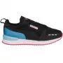 PUMA R78 Jr vaikiški sportbačiai juoda balta 32 dydis