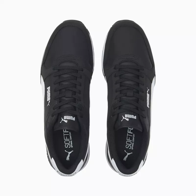 PUMA R78 vyriški laisvalaikio sportbačiai juoda balta