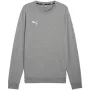 Puma Team Goal Casuals megztinis apvalia iškirpte pilkas 658592 33 XL