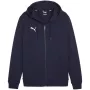 PUMA Team Goal Casuals Vyriškas gobtuvinis megztinis, tamsiai mėlynas