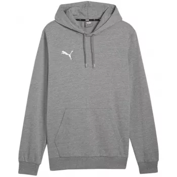 PUMA Team Goal Casuals džemperis su gobtuvu vidutiniškai pilkas vyriškas įprasto kirpimo