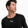 PUMA teamFINAL 21 vyriški treniruočių marškinėliai juodi/balti L