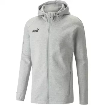 PUMA teamFINAL Casuals Vyriška striukė su gobtuvu Medium Gray Heather