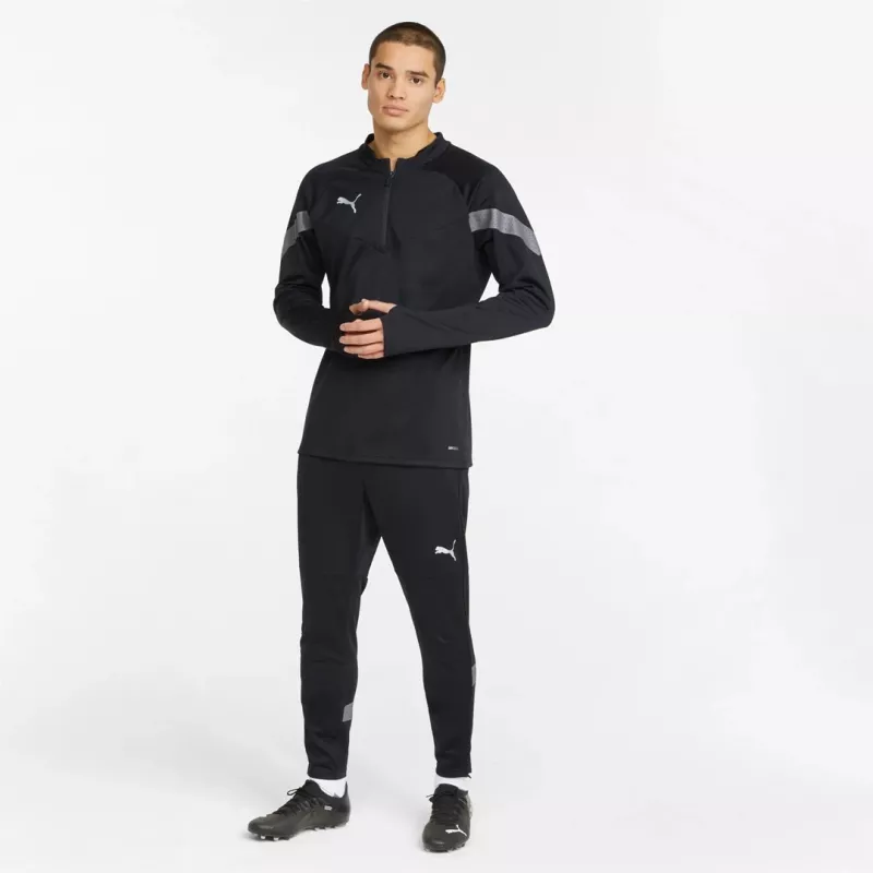 PUMA Teamgoal 23 vyriškos treniruočių kelnės, siauro kirpimo, siaurėjančios kojos, su užtrauktukais kišenėmis, Puma Black, XXL