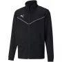 Puma teamRISE treniruočių poliesterio striukė jauniams juoda 116cm