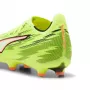 Puma Ultra 6 Match FG/AG futbolo bateliai juodi balti oranžiniai vyriški 43 dydis