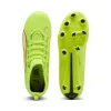 Puma Ultra 6 Match FG/AG vaikiški futbolo bateliai juodi balti Fire Orchid 38 dydis