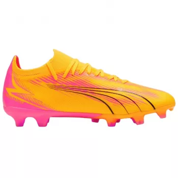 PUMA Ultra Match FG/AG futbolo bateliai - Puma Black/Puma White/Ultra Orange - 43 dydis