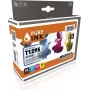 PURE INK perdirbtos 4 vienetų rašalo kasetės, skirtos Epson T1295 (juoda, žydra, purpurinė, geltona) su lustu EPST1295MP4