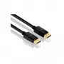 PureLink Basic+ DisplayPort kabelis, auksu dengti, 20 kontaktų DisplayPort vyriškas-vyriškas, 2,0 m profesionalus vaizdo perdavimo kabelis (PI5000-020)