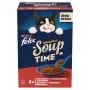 PURINA FELIX Soup Original Country Flavours 6x48g šlapias kačių ėdalas