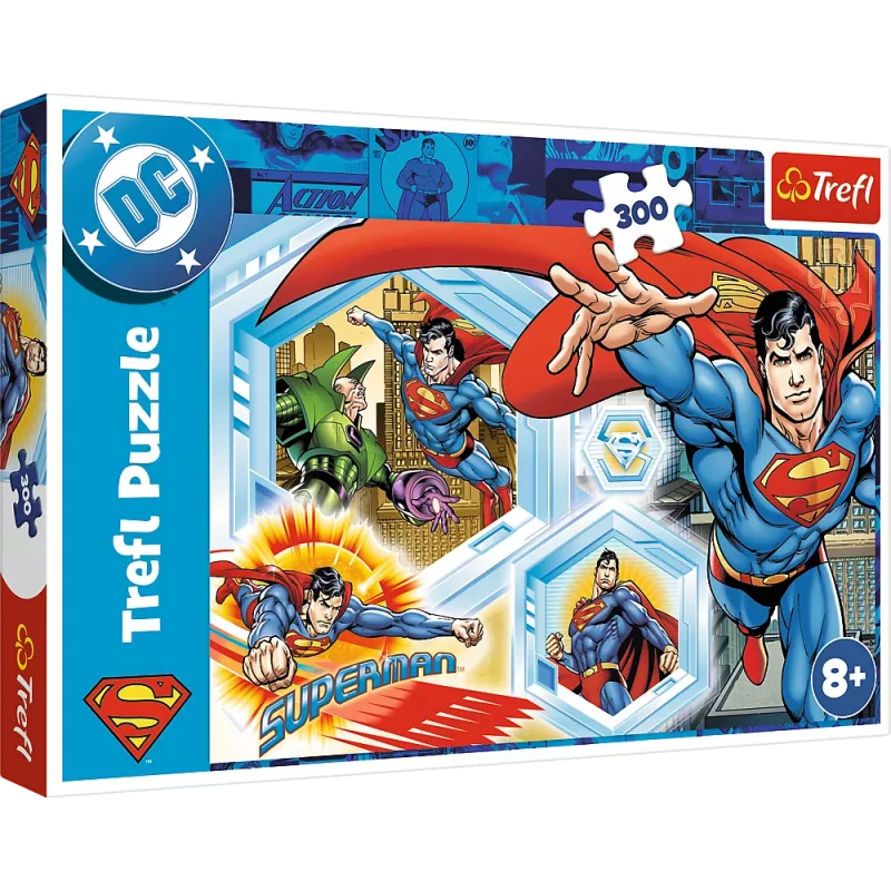 Dėlionė 300 – Nesunaikinamas Supermenas – Warner Superman Trefl 23032