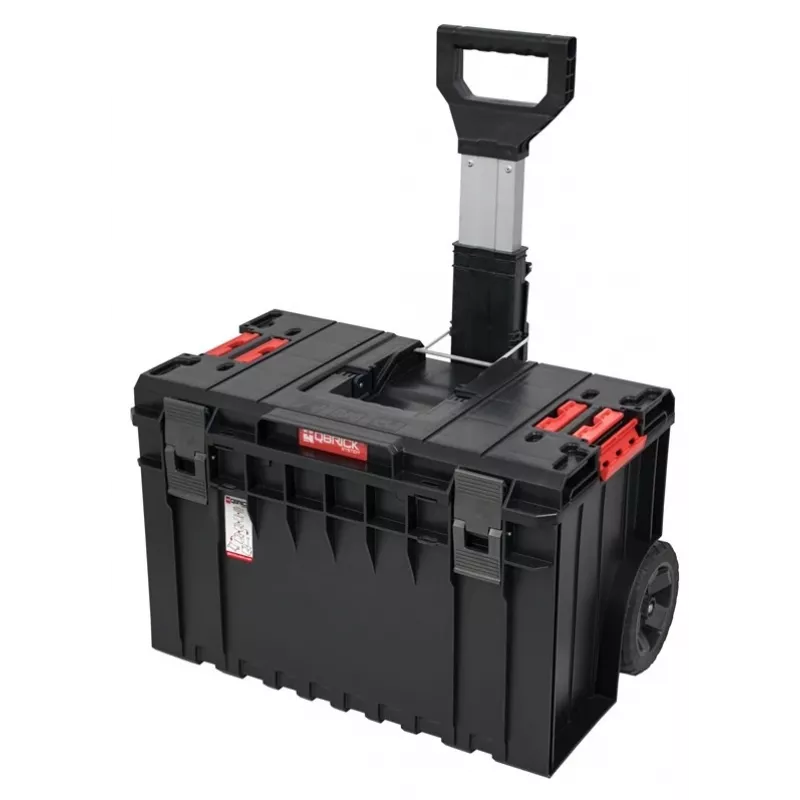 Qbrick System ONE Toolbox Cart - Black/Red, 50L, IP65, 100kg talpa